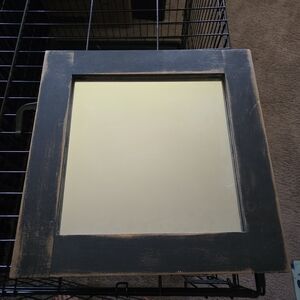 Primitive Black and Cream Rustic Frame